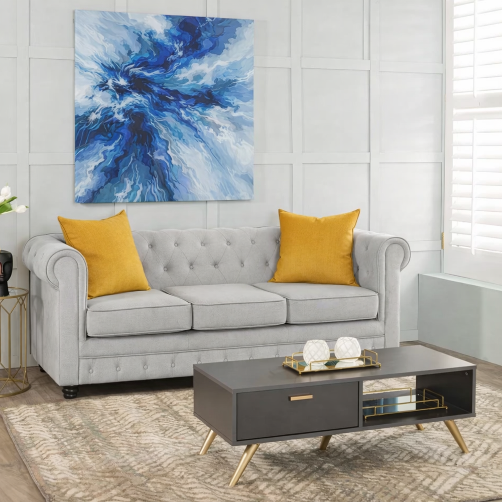 Velora 3 seater Chesterfield