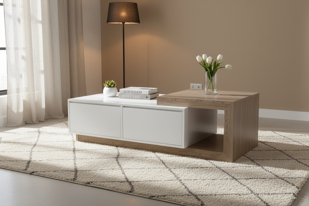 Solace Oak Coffee Table