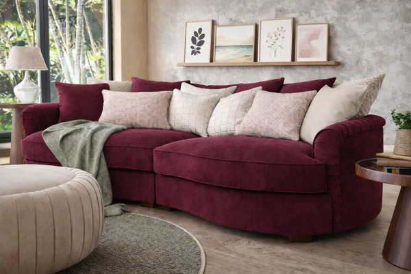 Logan 4 Seater Sofa + 3 Free Cushions