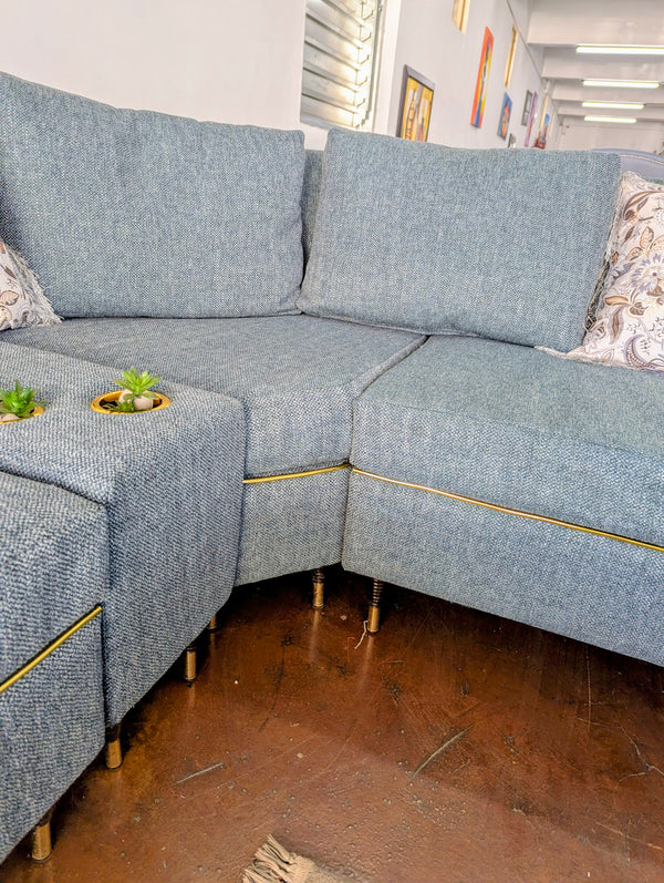 Fatih L Shape + ottoman