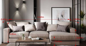 Jackie L Shape Sofa