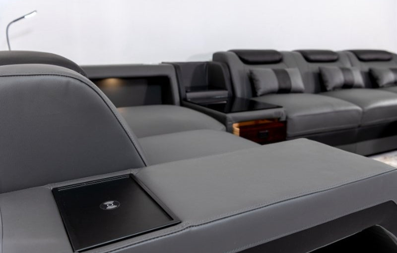 Black Modular Sectional Sofa