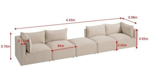 Samira 5 Seater Sofa