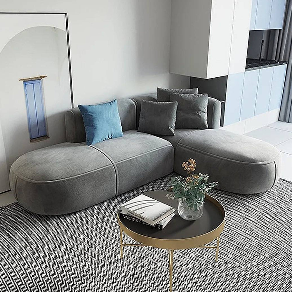 Triston L Shape Sofa + 3 Free Cushions