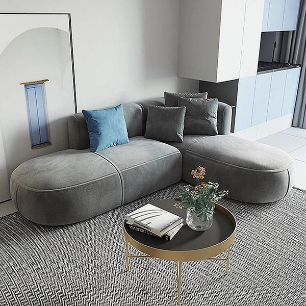 Triston L Shape Sofa + 3 Free Cushions