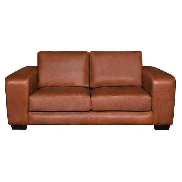 Zimbi 2-Seater Full Genuine Leather Couch
